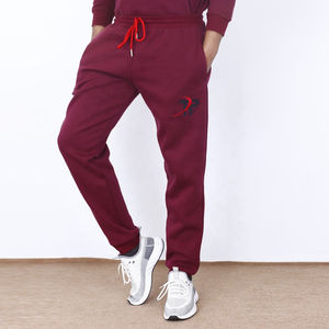 Pantalon de survêtement unisexe en molleton épais, ample et décontracté, 100% coton, devant plat, de haute qualité, écologique, respirant - Product Image 2