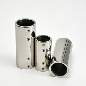 Conexión de Tubería Recta de Acero Inoxidable AISI 316, Herrajes Marinos de Tamaños Completos para Barcos, Yates, Pasamanos y Barandillas - Product Image 3