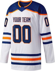 Bajo MOQ alta calidad práctica al por mayor personalizado hombres mujeres Hockey desgaste jóvenes barato en blanco hockey sobre hielo Jersey - Product Image 4