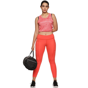 2024 haut tendance dames confortable Fitness Gym Yoga pantalon femmes taille moyenne jambières d'entraînement cordon grande taille Options - Product Image 1