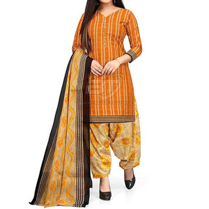 ชุดเสื้อผ้าผู้หญิงแบบปากีสถาน ชัลวาร์ คามีซ ลายพิมพ์ ชุดลำลอง ชุดออกงาน ชุด 3 ชิ้น สำหรับผู้ใหญ่ - Product Image 2