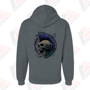 Sweat à capuche surdimensionné brodé avec logo personnalisé Streetwear délavé à l'acide pull pour hommes 100% coton saison d'hiver - Product Image 6