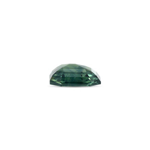Zafiro bicolor de 2.48 quilates (Pitambari) facetado, gema natural en corte pera Asscher, azul real con detalles azules esmeralda. - Product Image 2
