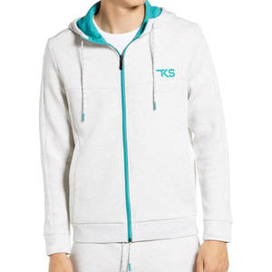 Sudaderas con cremallera de dos tonos para hombre al mejor precio, sudaderas con cremallera para hombre, ropa de calle personalizada de algodón 100% de alta calidad, sudaderas con cremallera para hombre - Product Image 1