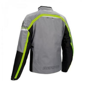 Bering Greenwich High <b>Genuine</b> <b>Leather</b> Motorcycle <b>Jacket</b> Windproof Breathable Waterproof for Summer Racing Printed Techniques - Product Image 2
