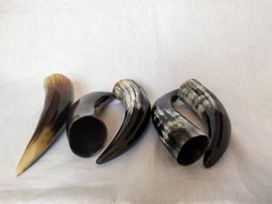 เขาควายธรรมชาติสำหรับดื่ม วัสดุคุณภาพสูง ขัดเงา เป็นมิตรกับสิ่งแวดล้อม ลายสัตว์ - Product Image 4