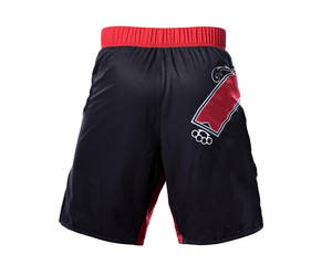 กางเกงขาสั้นสำหรับผู้ชายกางเกงชกมวยกางเกงขาสั้นแบบเย็บปักกางเกงมวยไทยขาสั้นแบบ MMA สำหรับเกมต่อสู้ - Product Image 1