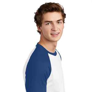 Camiseta raglán para mujer, mezcla de algodón transpirable ligera, Top informal de estilo béisbol de manga 3 cuartos para uso diario y deportivo - Product Image 5