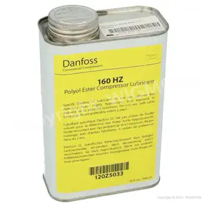 น้ํามันหล่อลื่น Danfoss 160HZ (POE) (1l ) 120Z5033 สําหรับคอมเพรสเซอร์ HR/HC