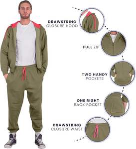 Chándales de ropa deportiva baratos personalizados al por mayor de alta calidad chándales de hombre transpirables personalizados - Product Image 6