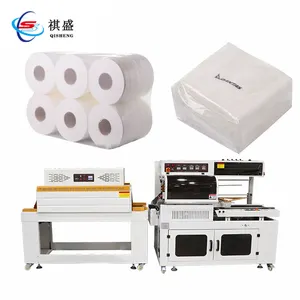 Máquina de embalagem de papel higiênico tipo L para cozinha, rolo duplo individual, multi-cilíndrico, para selagem