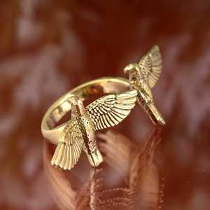 Latest Design Angel Wing <b>Rings</b> for Women Men Guardian Feather Band <b>Rings</b> Lover <b>Couple</b> Promise <b>Rings</b> for Anniversary Wedding - Product Image 6