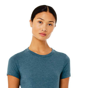 T-Shirt moulant pour femmes, 100% Airlume, en coton peigné avec anneau, 4.2 oz - Product Image 4