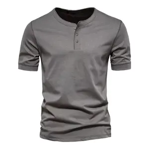Logo personnalisé OEM brodé Performance Sports de golf pour hommes pour polos T-shirts Camisetas tricotées en 100% coton - Product Image 2