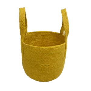 Sac fourre-tout rond BTM en jute durable et écologique taille 23x23x21 exportation directe de l'usine du Bangladesh pour une utilisation promotionnelle - Product Image 6