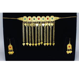 Martasha Designer <b>Islamic</b> Ramadan Special Goldplated UAE Jewellery Special Dubai Jewellery Necklace Earring Set Arabic <b>Jewelry</b> - Product Image 1