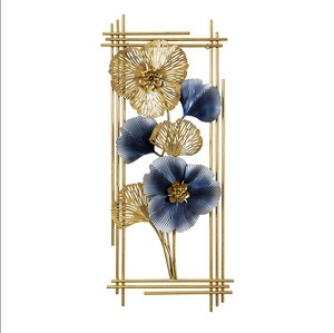 Un par de adornos de pared para el hogar, adornos de pared creativos de hierro, adornos de pared tridimensionales, decoraciones de pared para el salón. - Product Image 4