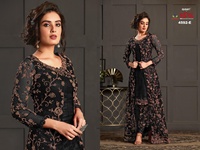 Robe longue évasée brodée rose pour fête de mariage, Salwar Kameez de créateur, tenue traditionnelle pakistanaise pour femme en tissu résille lourd