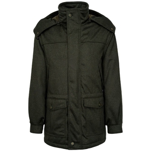 Chaqueta de caza personalizada para hombre, tela de concha de alta calidad, tela de lana 100%, forro interior de algodón, cierre con cremallera, bolsillos delanteros - Product Image 1