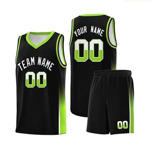 Uniforme de basket-ball de dernière conception en gros vêtements de sport uniformes de basket-ball maillot de basket-ball personnalisé et couleurs unies courtes - Product Image 2