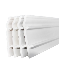 Plinthe en plastique pvc blanc moderne de vente chaude