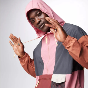 Chaqueta Cortavientos Personalizada para Hombre con Capucha y Cierre de Cremallera Frontal, Nailon, Poliéster, Impermeable, Malla, Casual 2026 - Product Image 4