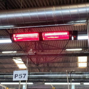 ELCON RCH 4000 12 เครื่องทำความร้อนอินฟราเรดไฟฟ้าควบคุมด้วยรีโมท 4000W IP67 อะลูมิเนียมหลอดไฟคู่ 1270 มม. ทนทานเป็นพิเศษ - Product Image 5