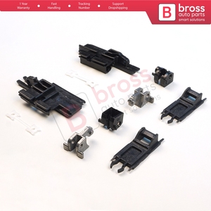 ชุดรางเลื่อนซันรูฟ BSR676 10 ชิ้น ชุดคลิปยึดซ้ายขวา สำหรับรถยนต์ซีรีส์ 5 E39 ปี 1996-2003 แบบ 4/5 ประตู และ X5 E53 ปี 2000-2006 - Product Image 4