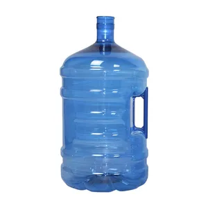 Toptan satış 12 litre kapasiteli plastik 5 galon PET şişe içme suyu için İspanya'da yapılan