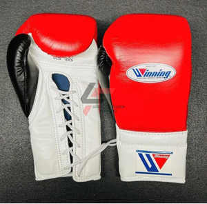 Gants de boxe de qualité supérieure, fabriqués sur mesure, à lacets, pour le Muay Thai, le kickboxing, l'entraînement, la compétition, la boxe - Product Image 1
