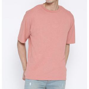 Camiseta de cuello redondo para hombre de calidad superior, nuevo estilo, Jersey liso personalizado, patrón sólido, hombros caídos, venta al por mayor, diseño en blanco, logotipo personalizado - Product Image 2