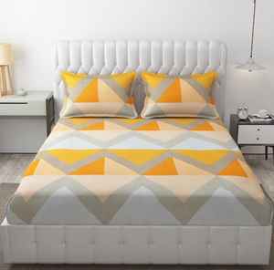 Juego de sábanas de algodón de calidad con estilo, 3 uds., estampado Floral sólido, estilo clásico, cómodo e ideal para regalar - Product Image 3