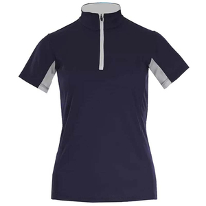 Camisa ecuestre transpirable para mujer, camisa de manga larga, capa Base ecuestre con cuello, último diseño, venta al por mayor - Product Image 6