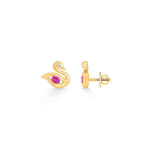 Pendientes de Oro de 18K con Diseño de Alas de Serenidad, con Diamantes y Circonitas, Joyería de Moda para Compromiso - Product Image 5