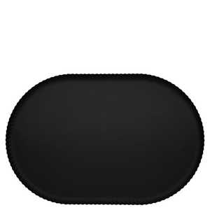 Plateau décoratif en métal noir, artisanat métallique pour mariage, rehausse la présentation, élégance audacieuse, design moderne, écologique - Product Image 2