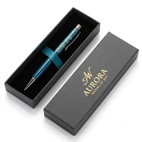 Ensemble cadeau promotionnel pour entreprise, impression UV, logo publicitaire, stylo gel personnalisé avec boîte cadeau