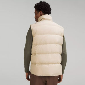 Haute Qualité À Capuche Gilet Demi Veste Sans Manches pour Hommes Respirant Puffer Gilet pour Hommes À La Mode D'hiver Vers Le Bas Puffer Gilet - Product Image 3