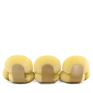 Ensemble de canapés Chesterfield KARLOTTA, tissu lavable, rembourrage en éponge, meubles de salon pour la maison ou l'appartement - Product Image 4