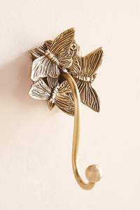 Crochets et cintres muraux pour fleur de branche murale Personnaliser la conception Crochets à vêtements muraux en métal avec finition antique pour la maison taille personnalisée - Product Image 2