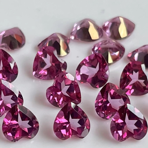 หัวใจบุษราคัมสีชมพูธรรมชาติคุณภาพสูง6มม. - Product Image 1