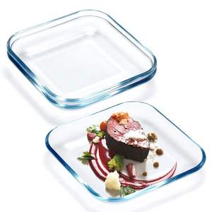 Multi functional <b>glass</b> <b>plate</b> for kitchen decor dessert displays food plating or decorative accent pieces in dining rooms - Product Image 3