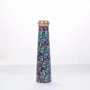 Botella de agua de cobre impresa con estilo, vasos beneficiados para la salud con capacidad de agua hirviendo para regalo de aniversario para Baby Shower - Product Image 5