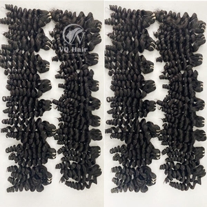 การจัดการที่ดีที่สุดสำหรับ100% ผมมนุษย์แท้เวียดนามเรมี่ผมต่อแบบลอนลึกผมหยิกเป็นมัดสองสีที่เบากว่าเท่านั้น - Product Image 4