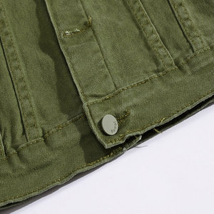 <b>Mens</b> Casual <b>Slim</b> <b>Fit</b> Denim <b>Jacket</b> Lightweight Streetwear Trendy Long Sleeve Fashion Outerwear For Daily Wear - Product Image 5