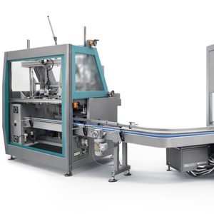 SKY Automatic <b>Tray</b> Former & Top Closer Packing Machine Italy Made Flat Die-Cut Carton Auto Base Folding Gluing - Product Image 2