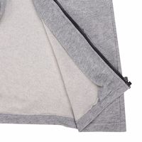 Veste à capuche zippée en polaire pour homme avec poche poitrine, 100 % coton, chaude et décontractée, fabricant OEM de sweats à capuche zippés personnalisés