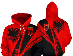 เสื้อฮู้ดถักสำหรับผู้ชาย VARSITY SPORTS GEAR ลายการ์ตูนพิมพ์ดิจิทัล ผ้าโพลีเอสเตอร์ 100% กันลม ทรงปกติ - Product Image 2