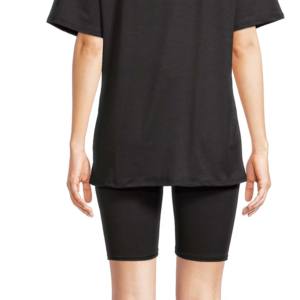 Conjunto doble de verano de 2 piezas superventas, ropa de última moda para mujer, Camiseta corta informal de algodón y conjunto corto, conjuntos gemelos - Product Image 3