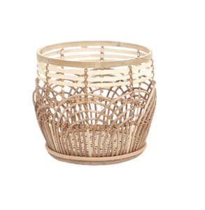 Macetas grandes hechas a mano de Material de ratán, macetas de alta calidad, macetas de jardín para interiores y exteriores - Product Image 4