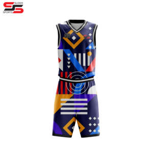 Fabricant d'uniformes de basket-ball fournisseur de qualité personnalisée en gros dernier design d'uniforme de basket-ball noir pour jeunes - Product Image 6
